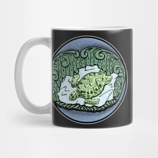 Turtle sea weed kelp Mug